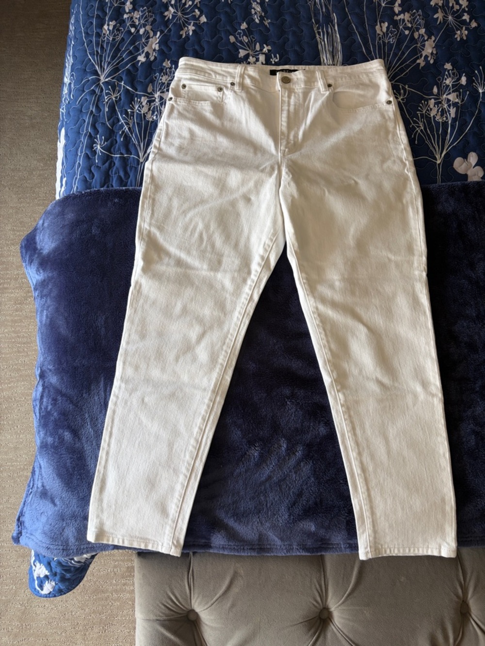 Lauren White Straight Jeans